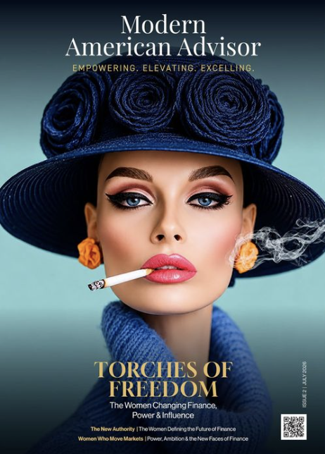 Modern American Advisor cover, July 2026: Torches of Freedom — The Women Changing Finance